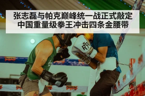 张志磊与帕克巅峰统一战正式敲定 中国重量级拳王冲击四条金腰带